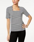Kasper Striped Top