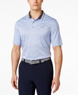 Greg Norman For Tasso Elba Men's Chevron Jacquard Golf Polo