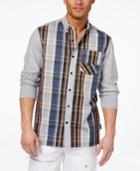 Sean John Men's Hybrid Drop Tail Shirt