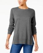 Style & Co Crew-neck Sweater, Created For Macy's