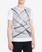 Calvin Klein Men's Classic-fit Optic-print T-shirt