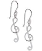 Giani Bernini Musical Drop Earrings In Sterling Silver, Created For Macy's