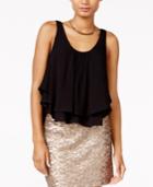 Chelsea Sky Tiered Gauze Tank Top, Only At Macy's