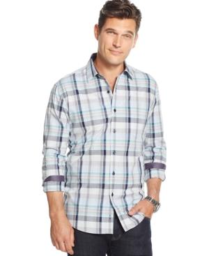 Tasso Elba Shepard Plaid Shirt