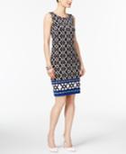 Inc International Concepts Printed Sheath Dress, Created For Macy's