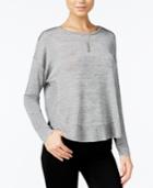 Bar Iii High-low Curved-hem Sweater, Created For Macy's