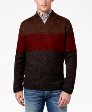 Tricots St Raphael Men's Colorblocked Shawl-collar Sweater