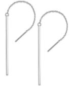 Giani Bernini Stick Threader Earrings In Sterling Silver