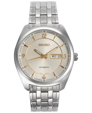 Seiko Men's Automatic Recraft Series Stainless Steel Bracelet Watch 45mm Snkn99