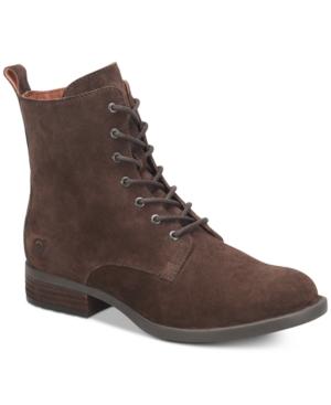 Born Remy Lace-up Combat Booties Women's Shoes