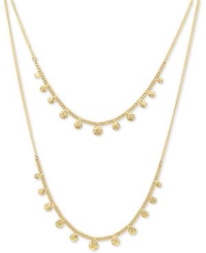 Lonna & Lilly Gold-tone Dangle Layered Necklace, 16 + 3 Extender