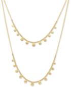 Lonna & Lilly Gold-tone Dangle Layered Necklace, 16 + 3 Extender
