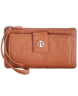 Giani Bernini Tooled Grab & Go Wallet Wristlet, Created For Macy's