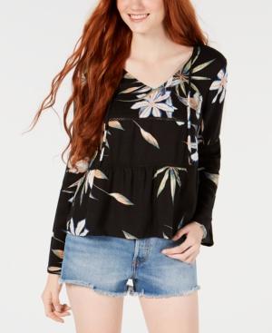 Roxy Juniors' Heart Of Banjar Printed Top