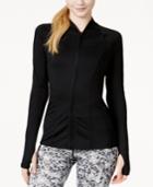 Jessica Simpson The Warm Up Mesh-back Active Jacket, Only At Macy's