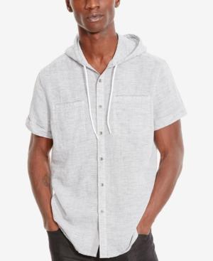 Kenneth Cole Reaction Men's Double-pocket Short-sleeve Hoodie
