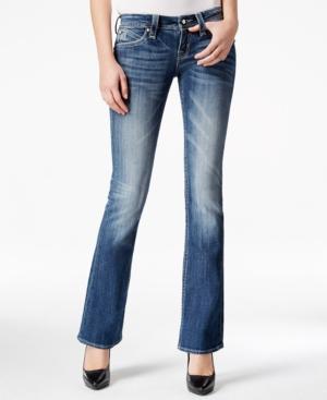 Rock Revival Embellished Bootcut Dark Blue Wash Jeans