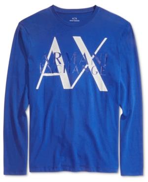 Armani Exchange Men's Logo Graphic-print T-shirt