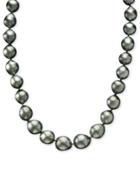 Belle De Mer Pearl Necklace, 14k Gold Cultured Tahitian Pearl Strand (9-10mm)