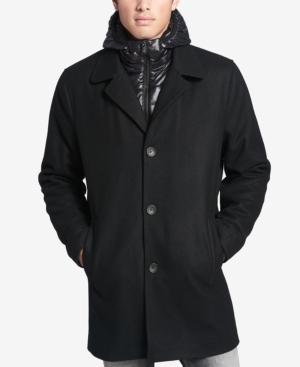 Calvin Klein Men's Walker Coat With Packable Inset