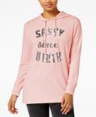 Pretty Rebellious Juniors' Sassy Graphic Hoodie