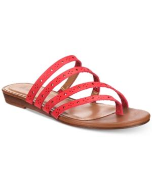 Style & Co Barrees Strappy Flat Sandals, Created For Macy's Women's Shoes