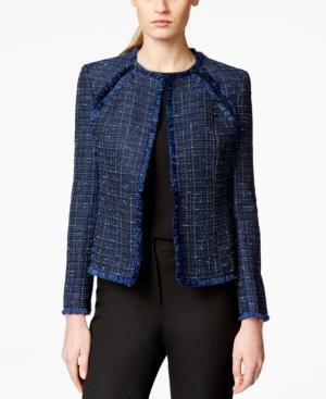Kasper Tweed Flyaway Jacket