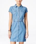 American Rag Short-sleeve Denim Shirtdress, Only At Macy's
