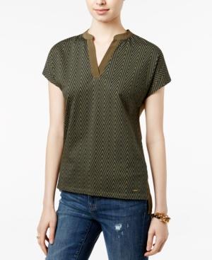 Tommy Hilfiger Gale Printed V-neck Top