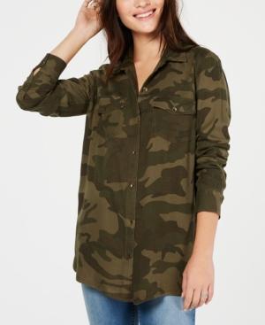 Jessica Simpson Petunia Camo-print Shirt
