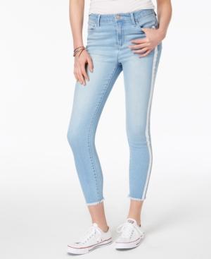 Tinseltown Juniors' Striped Skinny Jeans
