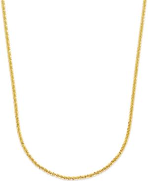 Crisscross Chain Necklace In 18k Gold