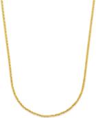 Crisscross Chain Necklace In 18k Gold