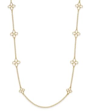 Charter Club Mini-flower Long Length Necklace, Only At Macy's