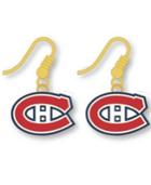 Aminco Montreal Canadiens Logo Drop Earrings