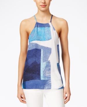 Calvin Klein Jeans Printed Halter Top