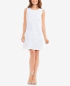 Two By Vince Camuto Frayed Denim A-line Dress