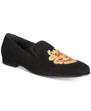 Roberto Cavalli Men's Embroidered Crest Loafers Men's Shoes