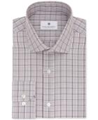 Ryan Seacrest Distinction Men's Slim-fit Non-iron Wine Dress Shirt, Only At Macy's