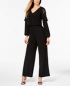Thalia Sodi Lace-inset Jumpsuit, Created For Macy's