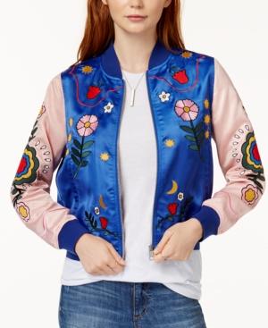 Ban. Do Embroidered Floral Bomber Jacket