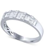 Diamond Baguette Wedding Band (3/8 Ct. T.w.) In 14k White Gold