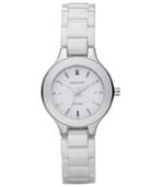 Dkny Watch, Women's White Ceramic Bracelet Ny4886