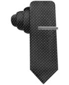 Alfani Men's Black Skinny Tie, Only At Macy's