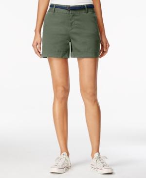 Maison Jules Maddie Belted Shorts