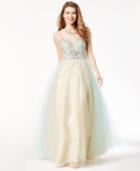 Say Yes To The Prom Juniors' Embellished Strappy-back Gown, A Macy's Exclusive Style