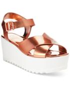 Material Girl Wave Flatform Wedge Sandals, Only At Macy's Women's Shoes