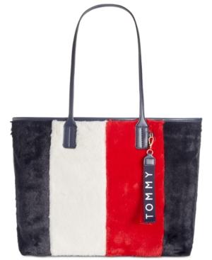 Tommy Hilfiger Talia Faux Fur Tote