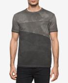 Calvin Klein Jeans Men's Colorblocked Abstract-print T-shirt