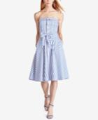 Polo Ralph Lauren Bengal-stripe Fit & Flare Dress
